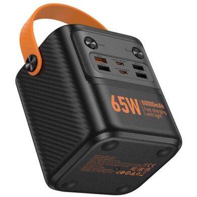 Внешний аккумулятор Hoco J152 Pro PD65W (80000mAh) - Black