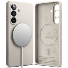 Захисний чохол Ringke Silicone Magnetic для Samsung Galaxy S26 (S942) 8800328815735 - Stone