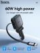 Автомобільний зарядний пристрій Hoco Z67 Triunfar PD60W (USB + Type-C) + кабель Type-C - Black