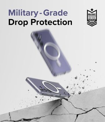 Защитный чехол Ringke Fusion Magnetic для Samsung Galaxy S24 (S921) 8809961782626 - Clear