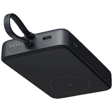 Внешний аккумулятор с беспроводной зарядкой Xiaomi Magnetic Integrated Cable 33W (10000mAh) + кабель Type-C (BHR9823GL) - Black