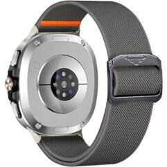 Ремешок Deexe Orbit Flex для Samsung Galaxy Watch 8 (40/44mm) / 8 Classic - Dark Grey