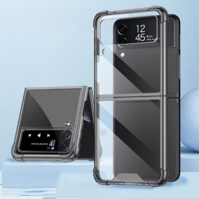 Защитный чехол GKK AirBag для Samsung Galaxy Flip 4 - Transparent Black