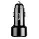 Автомобільний зарядний пристрій Baseus Magic Series Dual QC (45W) CMLC20A-01 - Black