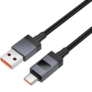 Кабель Hoco X118 USB to Type-C (5A, 1m) - Black