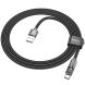 Кабель Hoco U122 USB to Type-C (3A) - Black. Фото 6 из 8