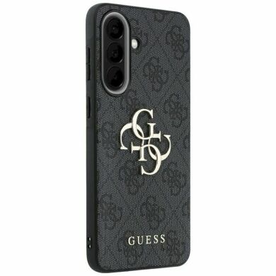 Защитный чехол Guess Leather 4G Metal Logo для Samsung Galaxy A57 (GUHCSA574GMGGR) - Black