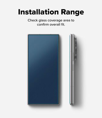 Комплект захисних стекол (2шт) Ringke Easy Slide Tempered Glass для Samsung Galaxy Fold 8 Ultra (8800328819337)