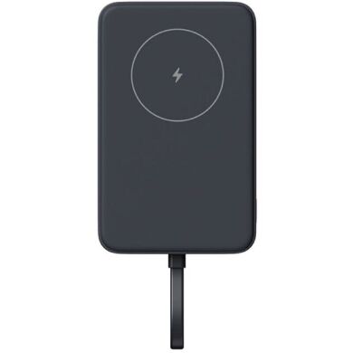 Внешний аккумулятор с беспроводной зарядкой Xiaomi Magnetic Integrated Cable 33W (10000mAh) + кабель Type-C (BHR9823GL) - Black
