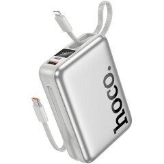 Зовнішній акумулятор Hoco Q39 22.5W+PD20W (20000mAh) - Silver