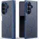 Защитный чехол DUX DUCIS Yind Series MagSafe (FF) для Samsung Galaxy Fold 8 Ultra - Dark Blue. Фото 1 из 10
