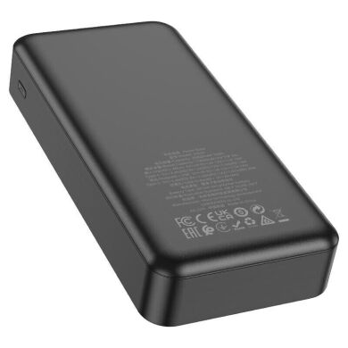 Внешний аккумулятор Hoco J102A Cool figure PD20W+QC3.0 (20000mAh) - Black