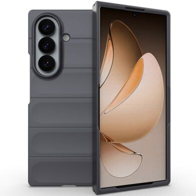 Силиконовый (TPU) чехол Deexe Terra Case (FF) для Samsung Galaxy Fold 8 Ultra - Dark Grey