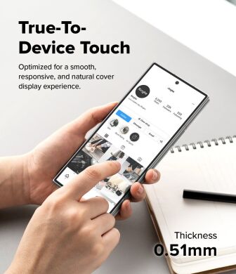 Комплект захисних стекол (2шт) Ringke Easy Slide Tempered Glass для Samsung Galaxy Fold 8 Ultra (8800328819337)