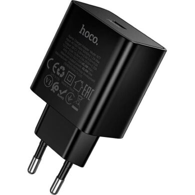 Сетевое зарядное устройство Hoco N77 PD45W (Type-C) - Black