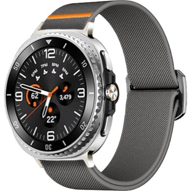 Ремешок Deexe Orbit Flex для Samsung Galaxy Watch 8 (40/44mm) / 8 Classic - Dark Grey