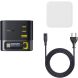 Мережевий зарядний пристрій Baseus Super GaN Desktop 100W (2Type-C+USB) + кабель Type-C (P10164001123-00) - Black