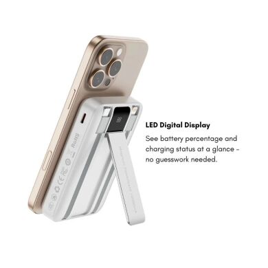 Зовнішній акумулятор WIWU Wi-P061 22.5W + PD20W (10000mAh) + кабель Type-C + Lightning - Black