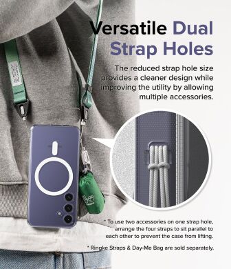 Защитный чехол Ringke Fusion Magnetic для Samsung Galaxy S24 (S921) 8809961782626 - Clear