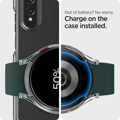 Захисний чохол Spigen (SGP) Ultra Hybrid (FW) для Samsung Galaxy Watch 4 / 5 (44mm) - Crystal Clear