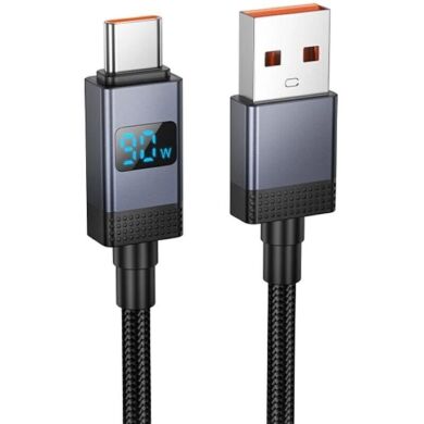 Кабель Hoco X118 USB to Type-C (5A, 1m) - Black