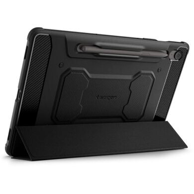 Защитный чехол Spigen (SGP) Rugged Armor Pro для Samsung Galaxy Tab S9 / Tab S9 FE / Tab S10 FE (X710/716/X510/516/X520/526) ACS09380 - Black