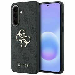 Защитный чехол Guess Leather 4G Metal Logo для Samsung Galaxy A57 (GUHCSA574GMGGR) - Black