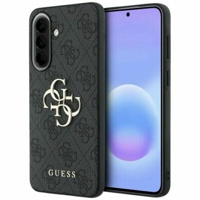 Защитный чехол Guess Leather 4G Metal Logo для Samsung Galaxy A57 (GUHCSA574GMGGR) - Black