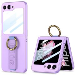 Захисний чохол GKK Hand Strap для Samsung Galaxy Flip 6 - Purple