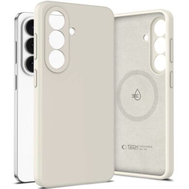 Защитный чехол Tech-Protect Silicone MagSafe для Samsung Galaxy S26 (S942) - Cosmic Latte