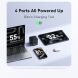 Мережевий зарядний пристрій Baseus Super GaN Desktop 100W (2Type-C+USB) + кабель Type-C (P10164001123-00) - Black
