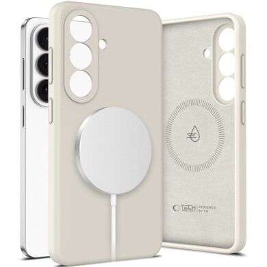 Защитный чехол Tech-Protect Silicone MagSafe для Samsung Galaxy S26 (S942) - Cosmic Latte