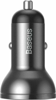Автомобильное зарядное устройство BASEUS Digital Display (2xUSB,4.8A) CCBX-0G - Black