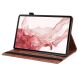 Чехол Deexe Business Style для Samsung Galaxy Tab S10 FE Plus - Brown. Фото 3 из 9