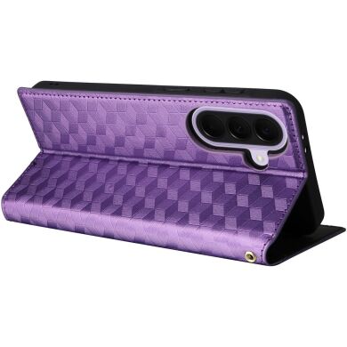 Чехол Deexe Rhombus Book для Samsung Galaxy A37 (A376) - Purple
