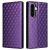 Чохол Deexe Rhombus Book для Samsung Galaxy A37 (A376) - Purple