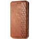 Чохол Deexe Rhombus Wallet для Samsung Galaxy A57 (A576) - Brown