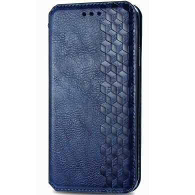 Чехол Deexe Rhombus Wallet для Samsung Galaxy S26 - Blue