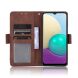Чехол Deexe Wallet Stand для Samsung Galaxy A02 (A022) - Brown. Фото 8 из 11