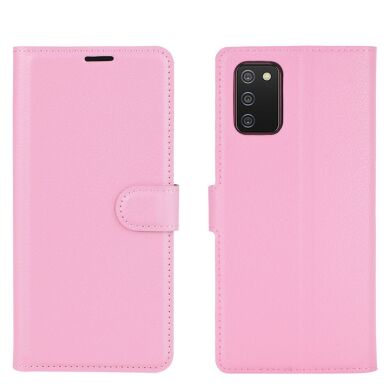 Чехол-книжка Deexe Book Type для Samsung Galaxy A02s (A025) - Pink