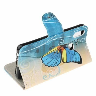 Чехол-книжка Deexe Color Wallet для Samsung Galaxy A10s (A107) - Blue Butterflies