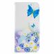Чехол-книжка Deexe Color Wallet для Samsung Galaxy A30 (A305) / A20 (A205) - Blue Butterflies. Фото 4 из 10