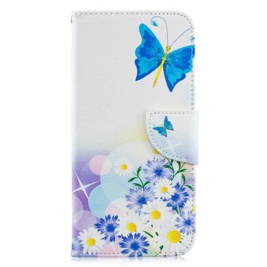 Чохол-книжка Deexe Color Wallet для Samsung Galaxy A30 (A305) / A20 (A205), Blue Butterflies