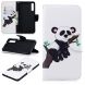 Чехол-книжка Deexe Color Wallet для Samsung Galaxy A7 2018 (A750) - Panda Climbing Tree. Фото 1 из 8