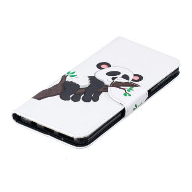 Чехол-книжка Deexe Color Wallet для Samsung Galaxy A7 2018 (A750) - Panda Climbing Tree