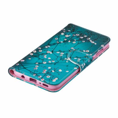 Чохол-книжка Deexe Color Wallet для Samsung Galaxy A70 (A705) - Tree with Flowers