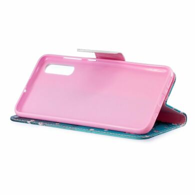 Чохол-книжка Deexe Color Wallet для Samsung Galaxy A70 (A705) - Tree with Flowers