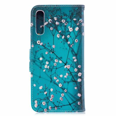 Чехол-книжка Deexe Color Wallet для Samsung Galaxy A70 (A705) - Tree with Flowers