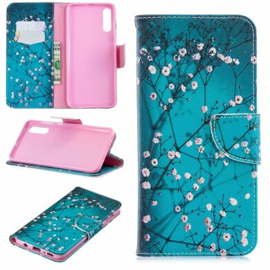 Чохол-книжка Deexe Color Wallet для Samsung Galaxy A70 (A705) - Tree with Flowers