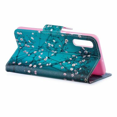 Чохол-книжка Deexe Color Wallet для Samsung Galaxy A70 (A705) - Tree with Flowers